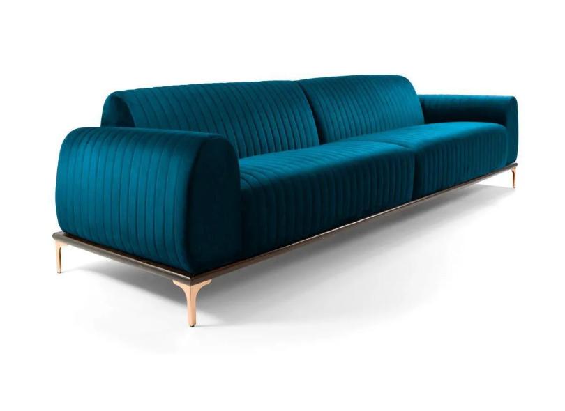 Sofá 3 lugares Veludo Euro 230cm Gran Belo