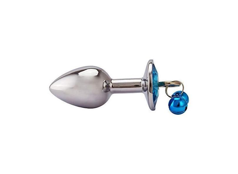 Plug Anal de Metal Cnico com Pedraria em Cristais 7 cm x 2,7 cm () em  Promoo  no Buscap