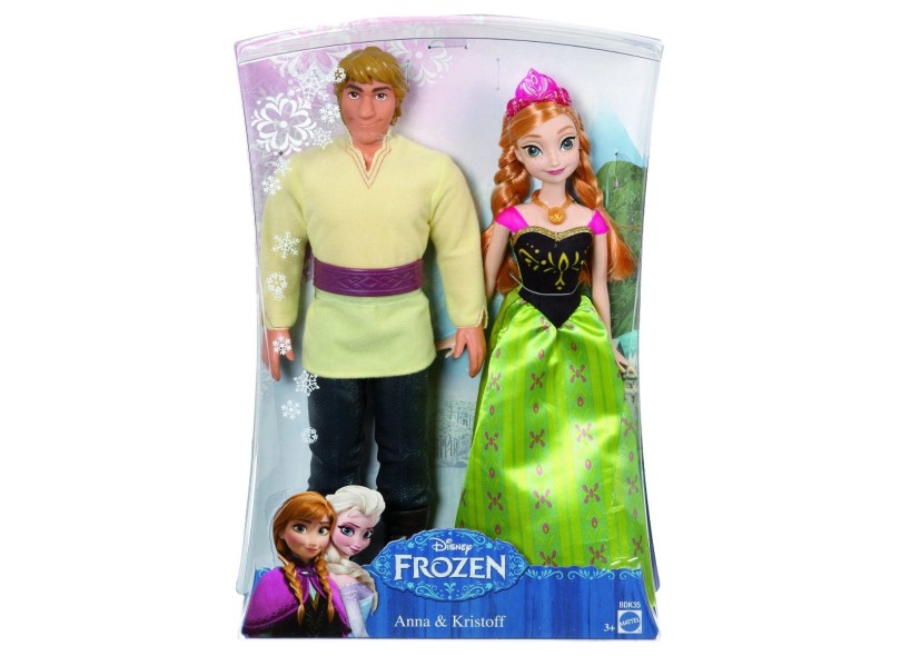 Boneca Frozen Anna e Kristoff B5168 Hasbro com o Melhor Preço é no Zoom