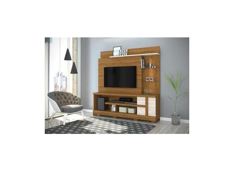 Home Theater Alan para TV de até 55 polegadas COM PÉS- NATURALE/ OFF W