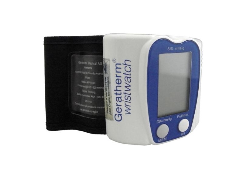 Aparelho Medidor de Pressão De Pulso Digital Automático Geratherm Wristwatch 993