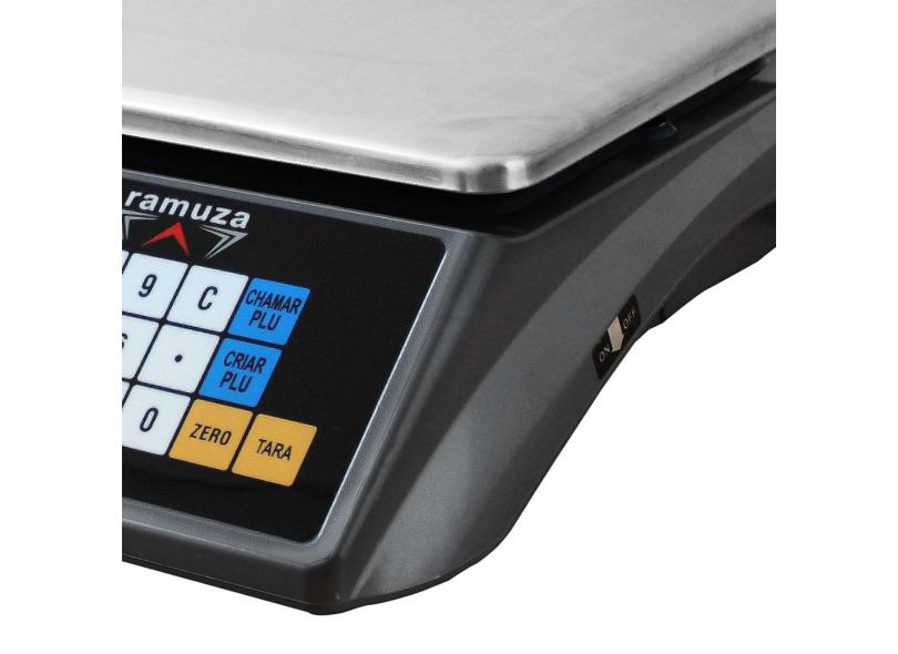 Balança Digital Computadora 35Kg Ramuza Escala Simples C/ Bateria com o ...