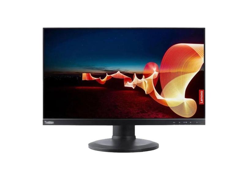 Monitor Lenovo 21.5&quot; S22E-18 Ajuste de Altura e Pivot Full HD VGA HDMI 61FAKBR1BR 03 Anos Onsite