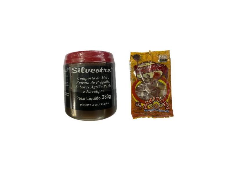 Kit Xarope Natural Silvestre Pneumoflux + Bala de Gengibre
