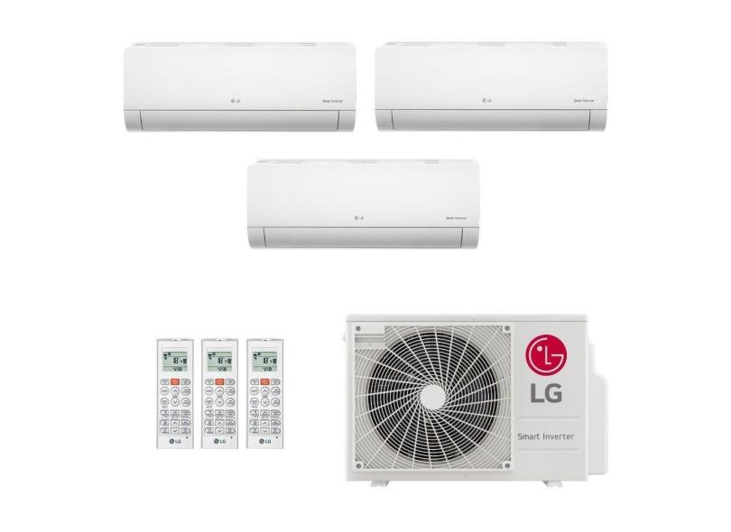 Ar-Condicionado Multi Split Inverter LG 21.000 (3x Evap HW 9.000) Quente/Frio 220V