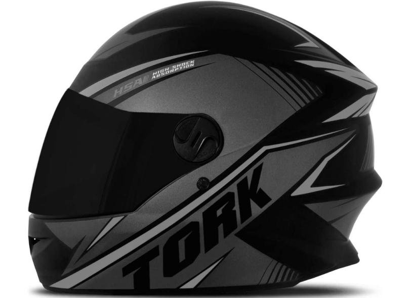 Capacete Protork R8 Viseira Fumê Fechado