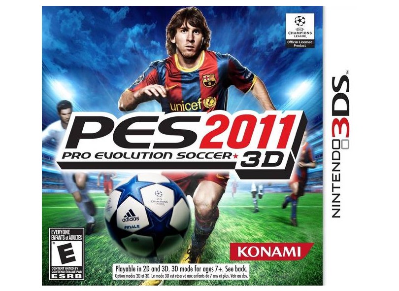 Jogo Pro Evolution Soccer 2011 3D Konami N3DS