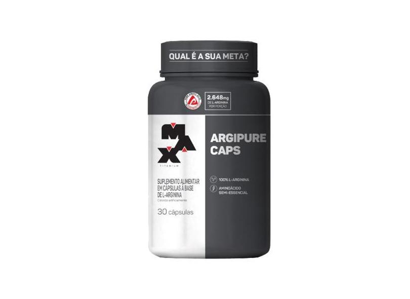 Argipure 30 Caps - Max Titanium - 100% L-Arginina