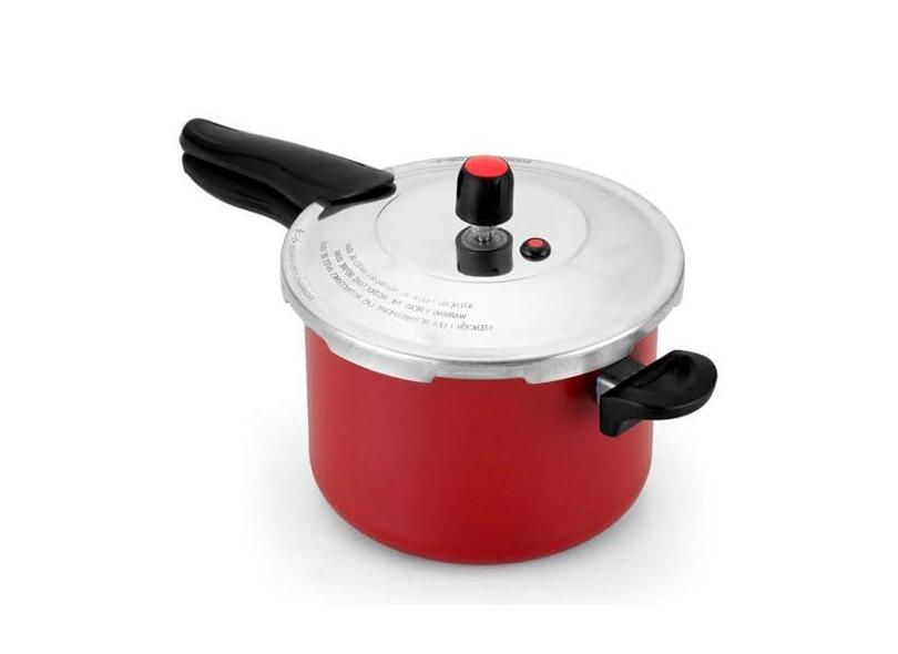 Panela de Pressão 4,5L Premium Antiaderente com Fechamento Externo