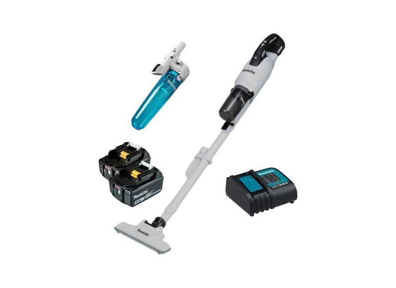 Aspirador Sem Fio Makita Dcl286fzw 2bat 5ah Carreg Ciclone DCL286FZW