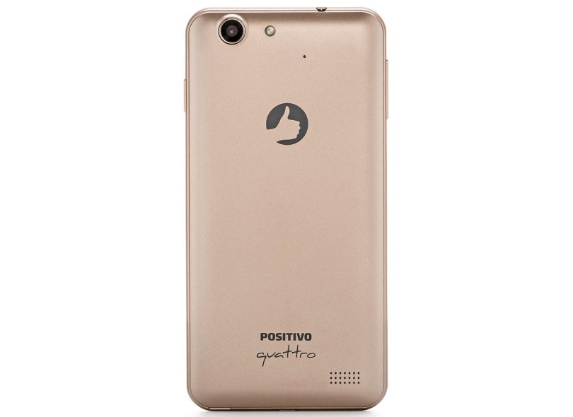 Smartphone Positivo Quattro X435 2 Chips 8GB Android 5.1 (Lollipop) 3G 4G Wi-Fi