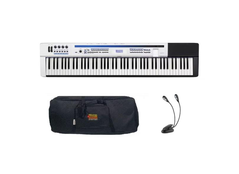 Kit Piano Digital Casio PX5S we Com Capa e Luminária