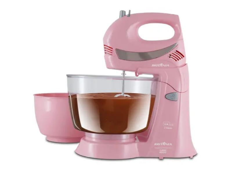 Batedeira Britânia Diamante Cristal Maxx Tigela Extra