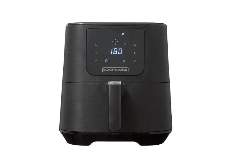 Fritadeira Elétrica Sem Óleo Com Painel Digital 7 Litros Black e Decker Preto - 220V