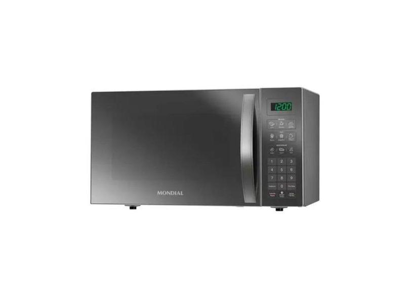 Micro-ondas Mondial 34 Litros 1.400w Espelhado Prata 127v MONDIAL