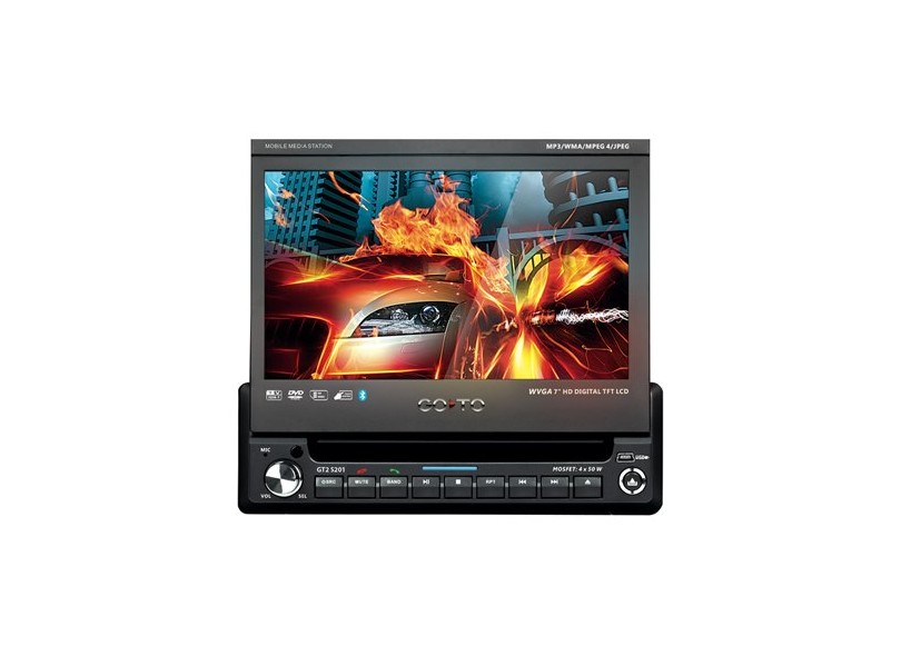 DVD Player Automotivo Go To GT2 S201 c/ tela 7''