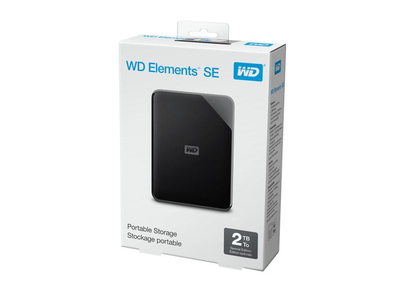 HD Externo Portátil Western Digital Elements WDBEPK0020BBK 2048 GB