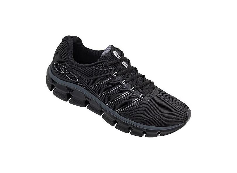 Tênis Esportivo Unissex Taurus Preto Olympikus em Promoção é no