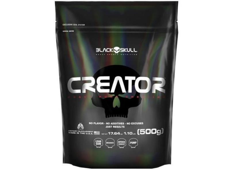 Creator Refil (500g) Creatina Monohidratada - Black Skull