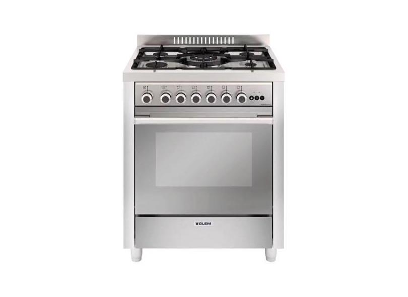 Fogão Glem Matrix 5 Bocas A Gás 70 Litros Inox 70cm 220V Glmmq7612qi