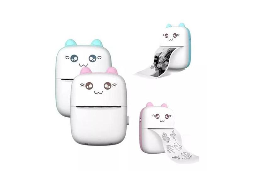 Mini Impressora Infantil Rosa - Atena