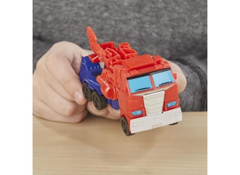 Boneco Transformes Cyberverse 1 Step Changer Optimus Prime em Promoção ...