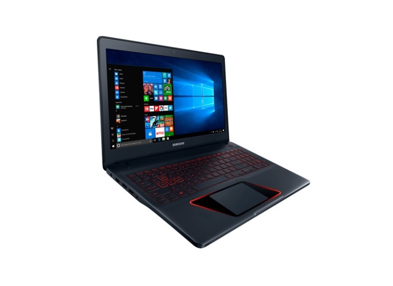Notebook Samsung Odyssey Intel Core i7 7700HQ 7ª Geração 16 GB de RAM 1024 GB 15.6 " GeForce GTX 1050 Windows 10 NP800G5M