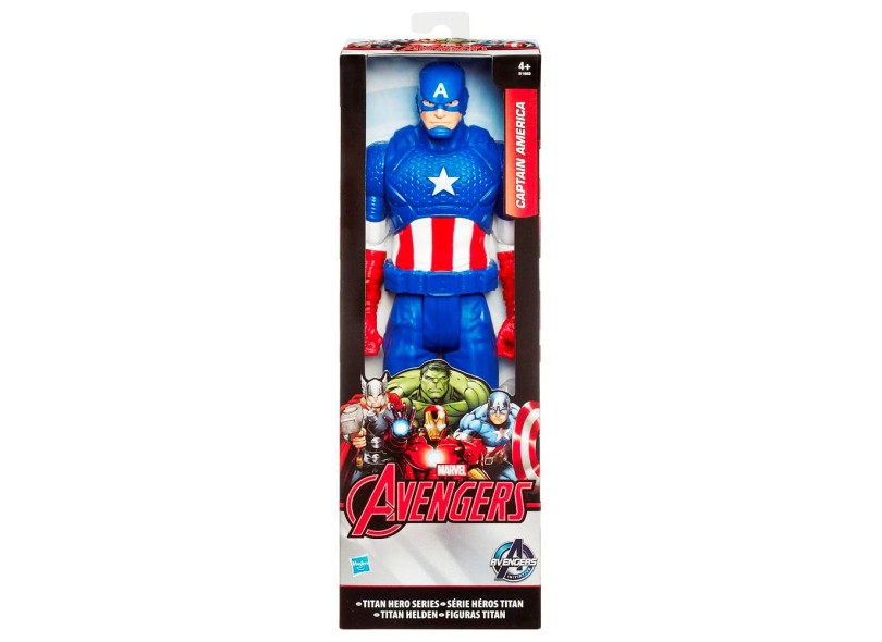 Boneco Capitão América Titan Hero B1669 - Hasbro