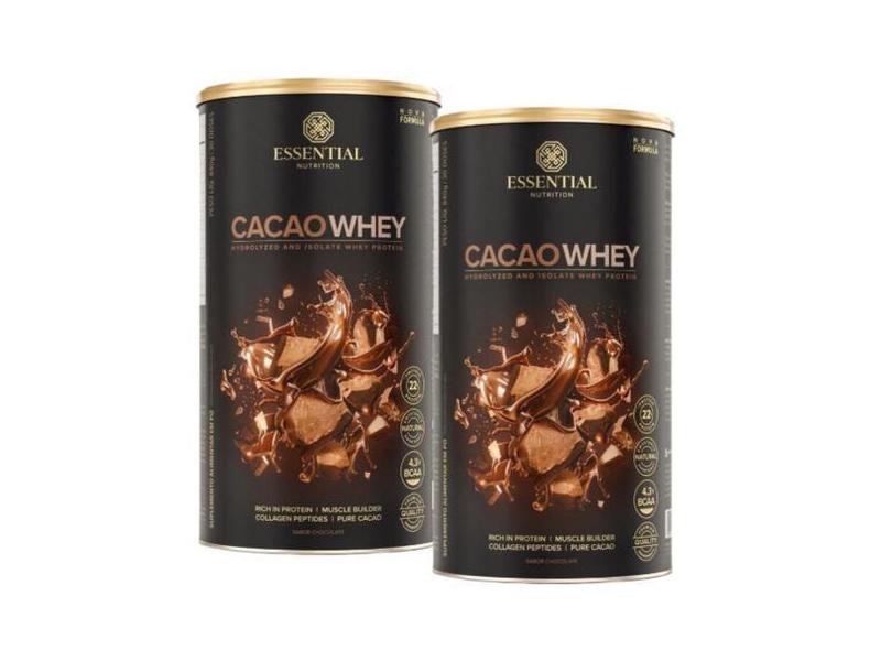 Kit 2X Cacao Whey (840G Cada) - Essential Nutrition