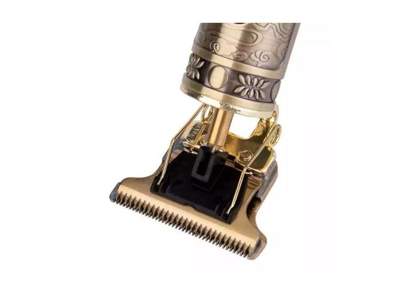 - Maquina Barbeador Elétrico Profissional Vintage T9 Sem Fio Bivolt 11