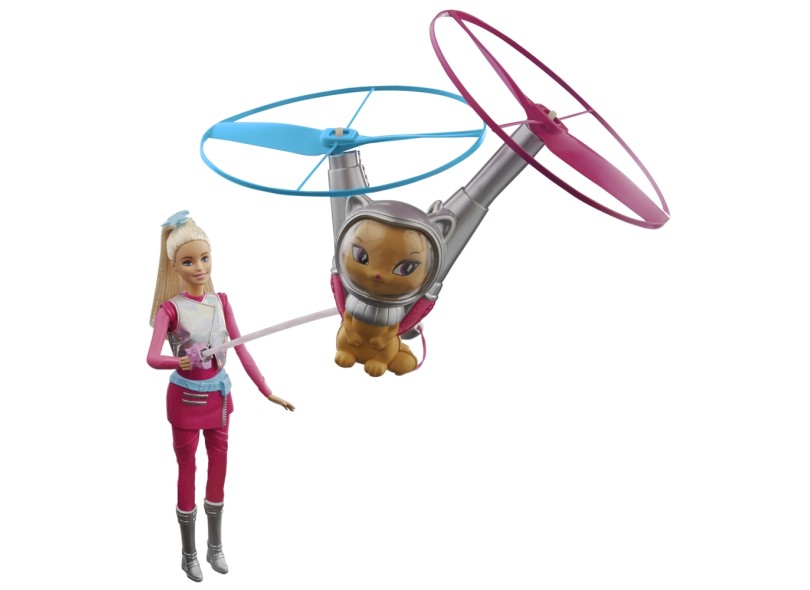 Boneca Barbie Aventura nas Estrelas Barbie e Gatinho Voador Mattel