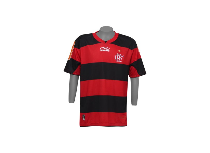 Camisa Jogo Flamengo I Infantil 2012 N°10 Olympikus