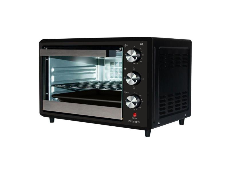 Forno Elétrico de Bancada 127v 25 Litros Preto I25 - Fogatti