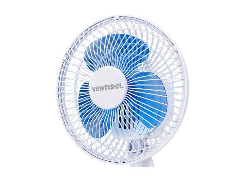 Ventilador De Mesa Com Garra Ventisol 20cm 127V - Saphirashop