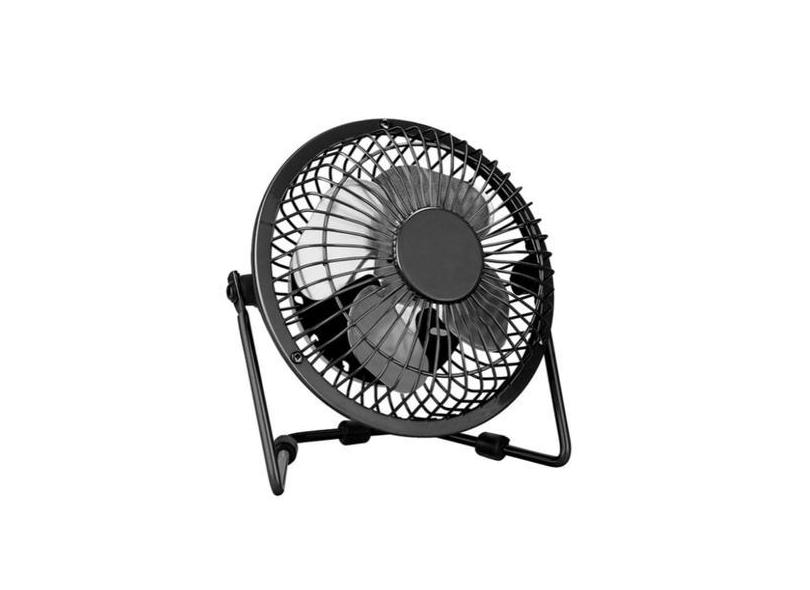 Mini Ventilador De Mesa Silencioso USB Portátil 6" - Yepp Preto REF: Y