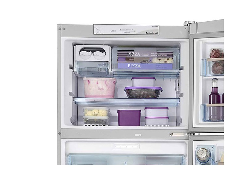 Geladeira Continental Frost Free Duplex 445 Litros Inox RFCT800MDA