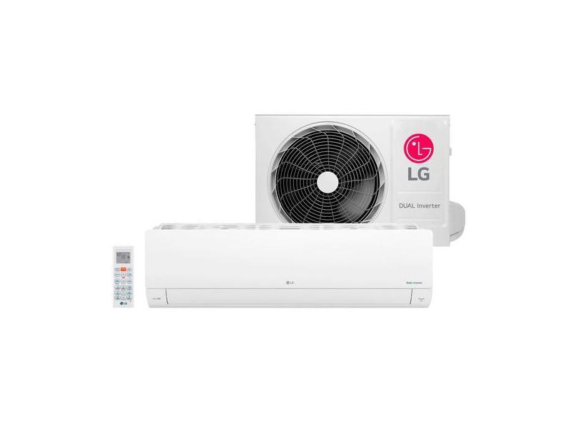 Ar-condicionado Split Hi-Wall LG Dual Inverter - 9.000 BTUs Quente e F