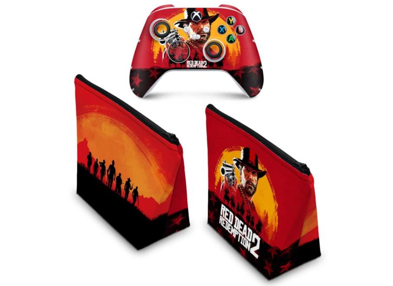 Capa Case e Skin Adesivo Xbox Series S X Controle - Red Dead Redemption ...
