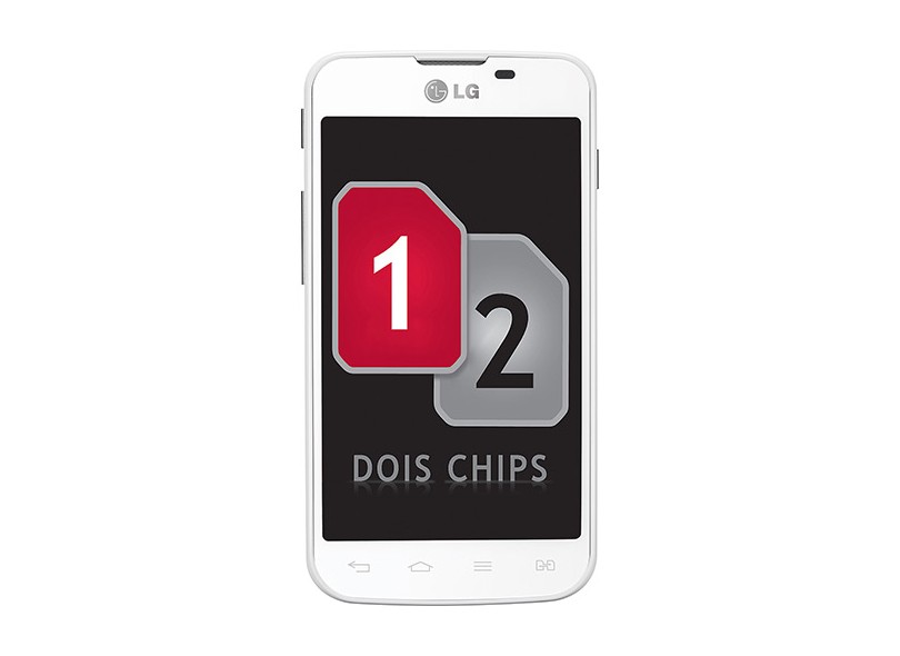 Smartphone LG Optimus L5 II E455 Câmera 5,0 Megapixels Desbloqueado 2 Chips 4GB Android 4.1 (Jelly Bean) 3G Wi-Fi