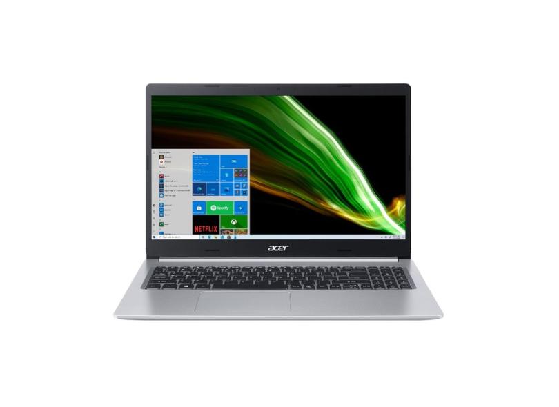 Notebook Acer Aspire 5 Intel Core i5 1035G1 10ª Geração 8 GB de RAM 256.0 GB 15.6 " GeForce MX350 Windows 10 A515-55G-51HJ