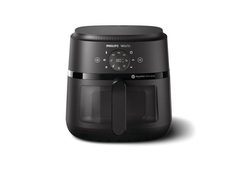 Fritadeira Airfryer Digital Série 2000 XL, Philips Walita, 6,2 litros, Tecnologia RapidAir, Preta, 2 anos de garantia, 110v, 1700W - NA230/00