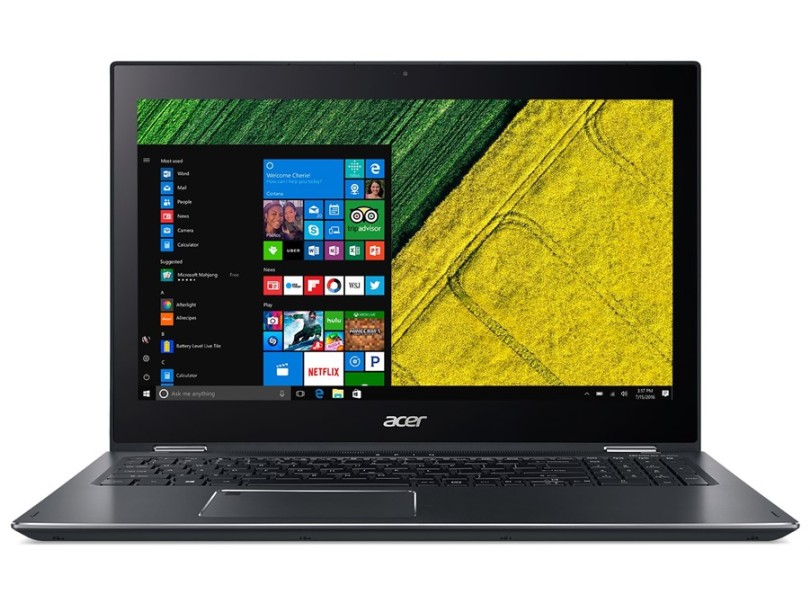 Notebook Conversível Acer Intel Core i5 8250U 8ª Geração 8 GB de RAM 1024 GB 15.6 " Touchscreen Windows 10 SP515-51N-50BY