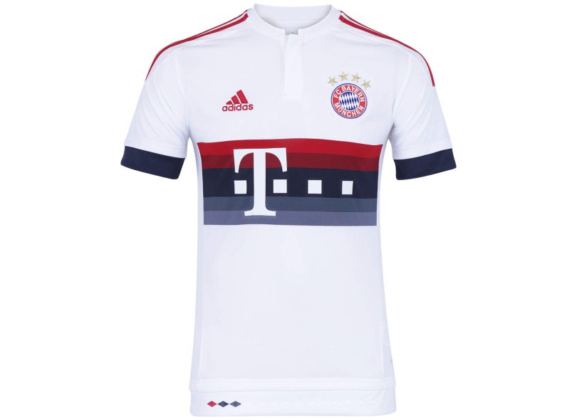 Camisa Torcedor Bayern de Munique II 2015/16 sem Número Adidas