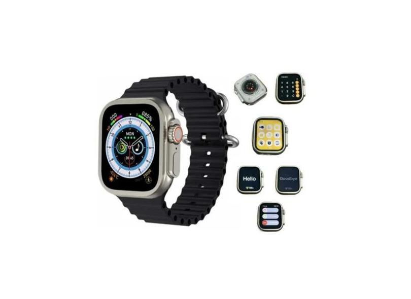Relógio Inteligente Digital Gs8 Ultra Smartwatch Calculadora Cardíaca