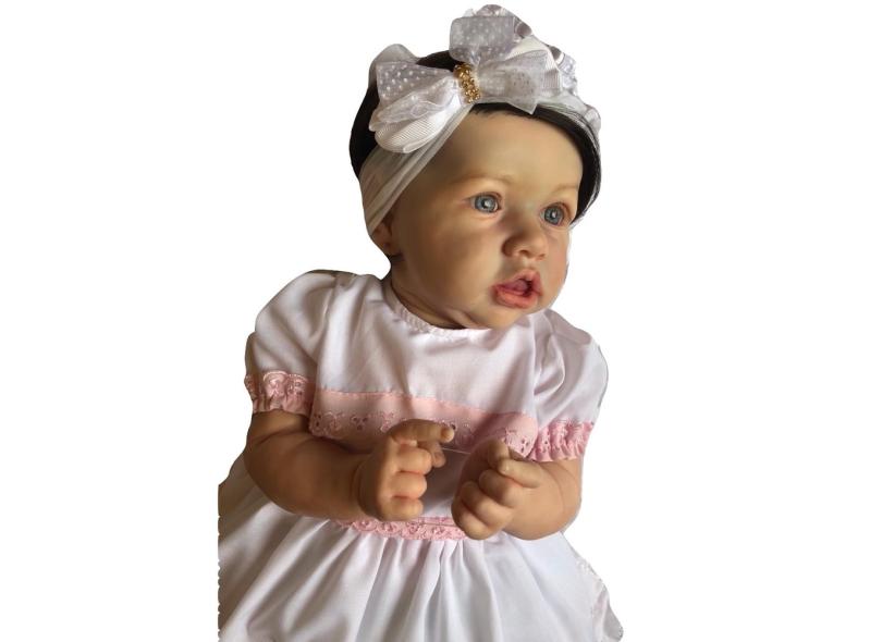 Boneca Bebê Reborn Menino Baby Dolls Em Vinil 45cm em Promoção é no Buscapé