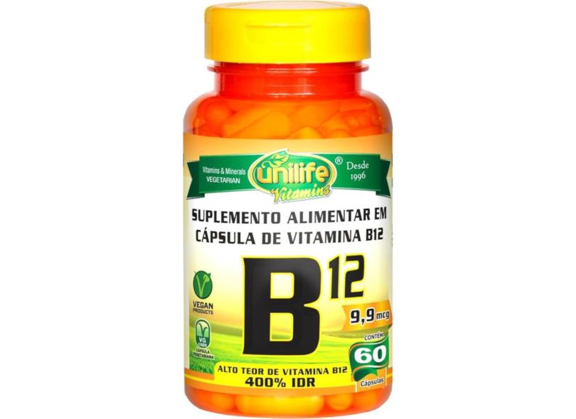 Vitamina B12 Cobalamina Vegana 60 Cápsulas De 450Mg Com O Melhor Preço ...