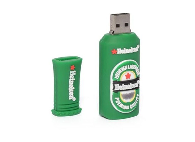 Pen Drive Importado 8 GB USB 2.0 Heineken