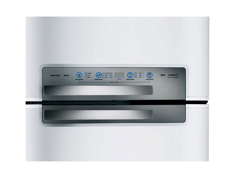 Geladeira Electrolux Celebrate Blue Touch Frost Free Duplex 430 Litros DFN50