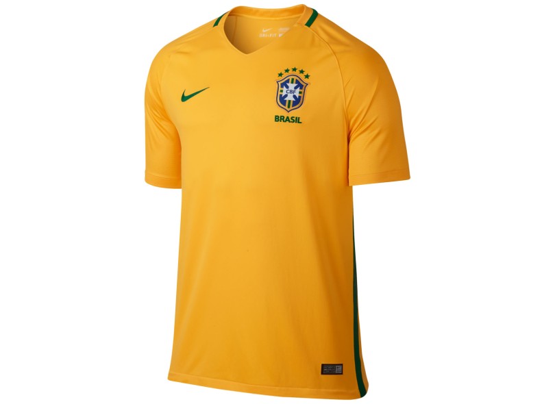 Camisa Torcedor Brasil I 2016 sem Número Nike
