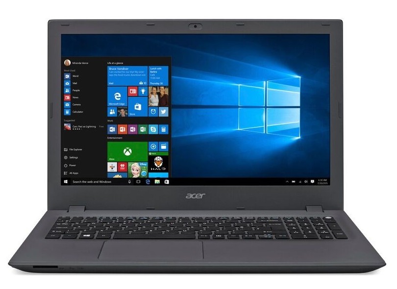 Notebook Acer Aspire E Intel Core i7 6500U 16 GB de RAM HD 2 TB LED 15.6 " GeForce 940M Windows 10 Home E5-574G-73NZ